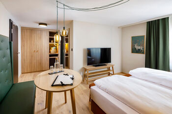 superior hotel room at Hotel Hirschen Wildhaus
