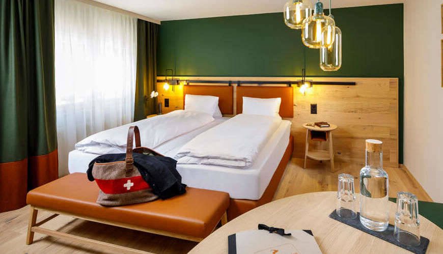 Hotel room in the Hirschen Wildhaus