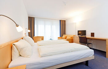 classic hotel room at Hotel Hirschen Wildhaus